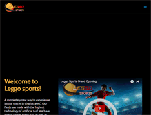 Tablet Screenshot of leggosports.com